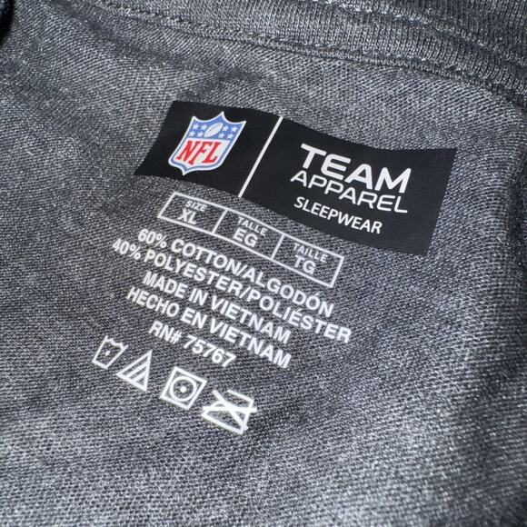 Tennessee Titans Shirt Mens XL Gray Long Sleeve NFL Football Team Apparel Cotton - Picture 6 of 6